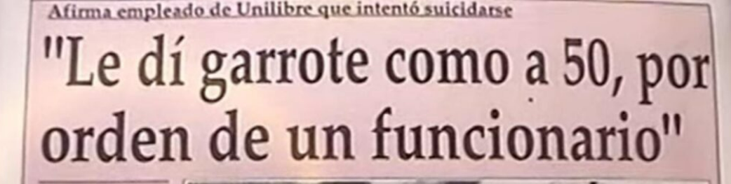 Uno de los titulares que generó polémica en la prensa escrita del momento