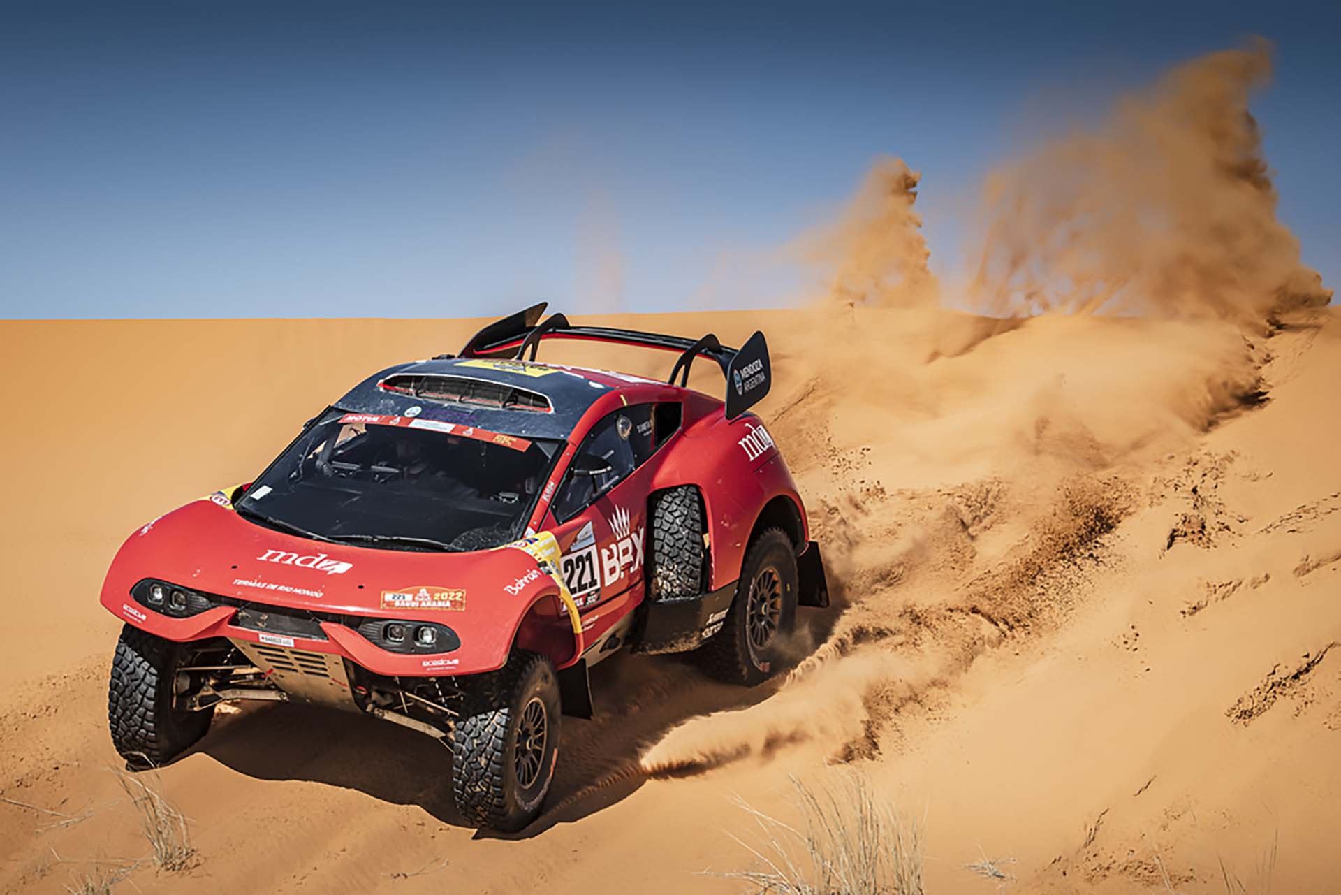 Terranova Orlando buscará el primer podio argentino en la Autos (Prensa Rally Dakar)