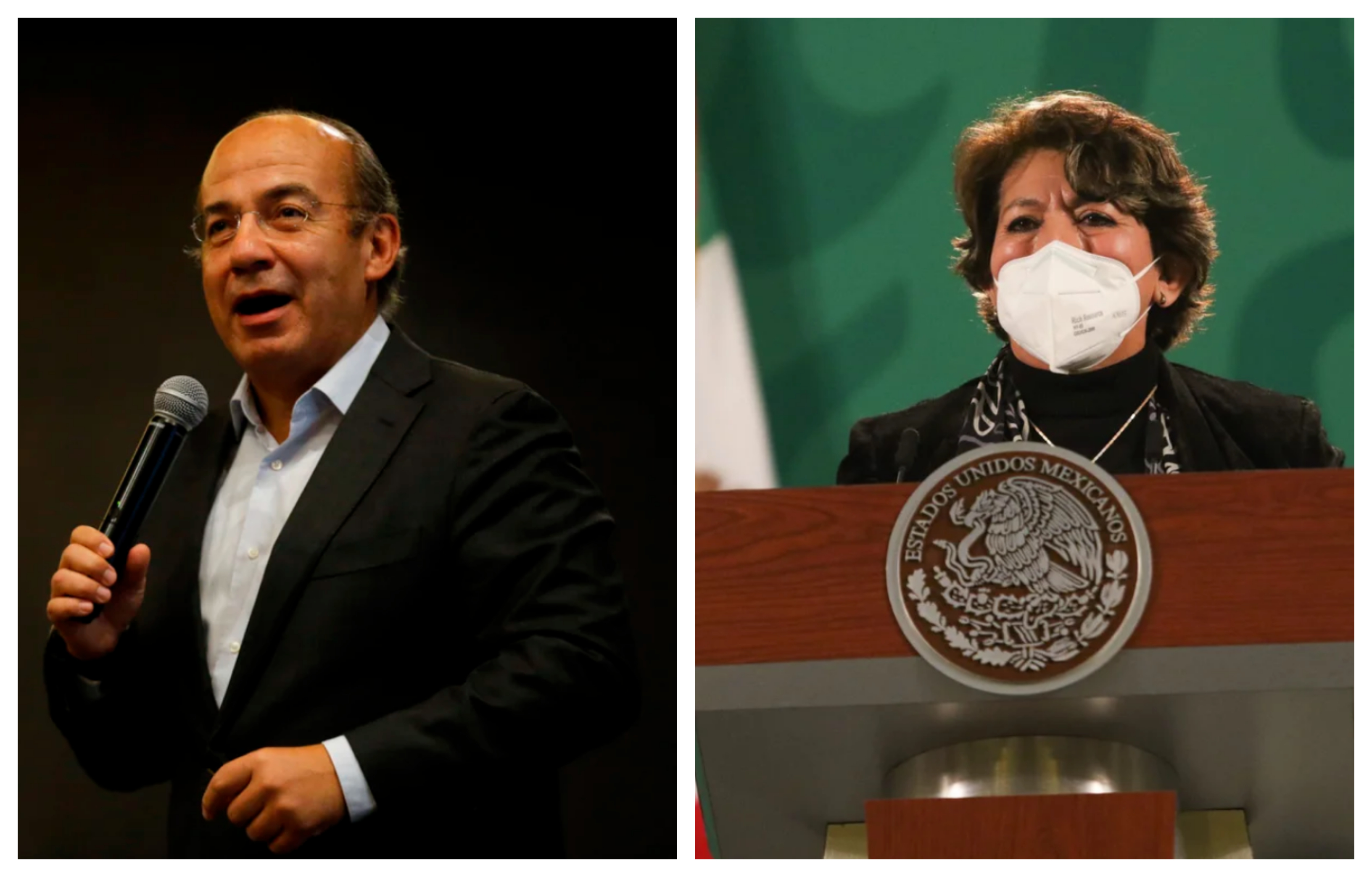 Calderón se lanzó contra Delfina por "diezmos" en Texcoco (Fotos: EFE/Cuartoscuro)
