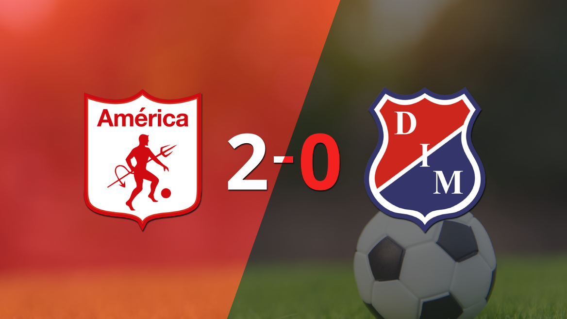 Sólido triunfo de América de Cali por 2-0 frente a Independiente Medellín