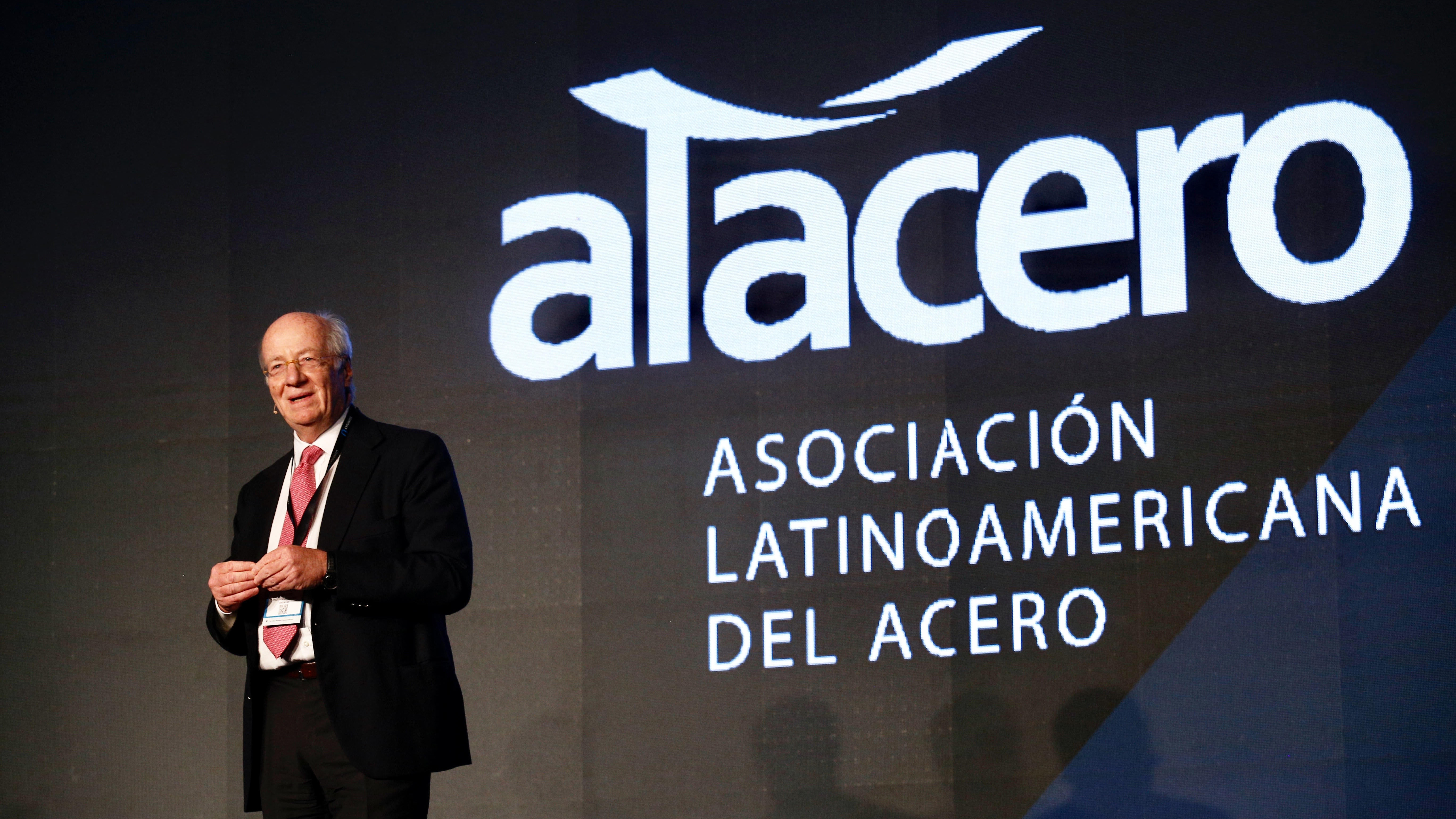 Paolo Rocca, en un evento de ALACERO, la asociación regional del sector siderúrgico.