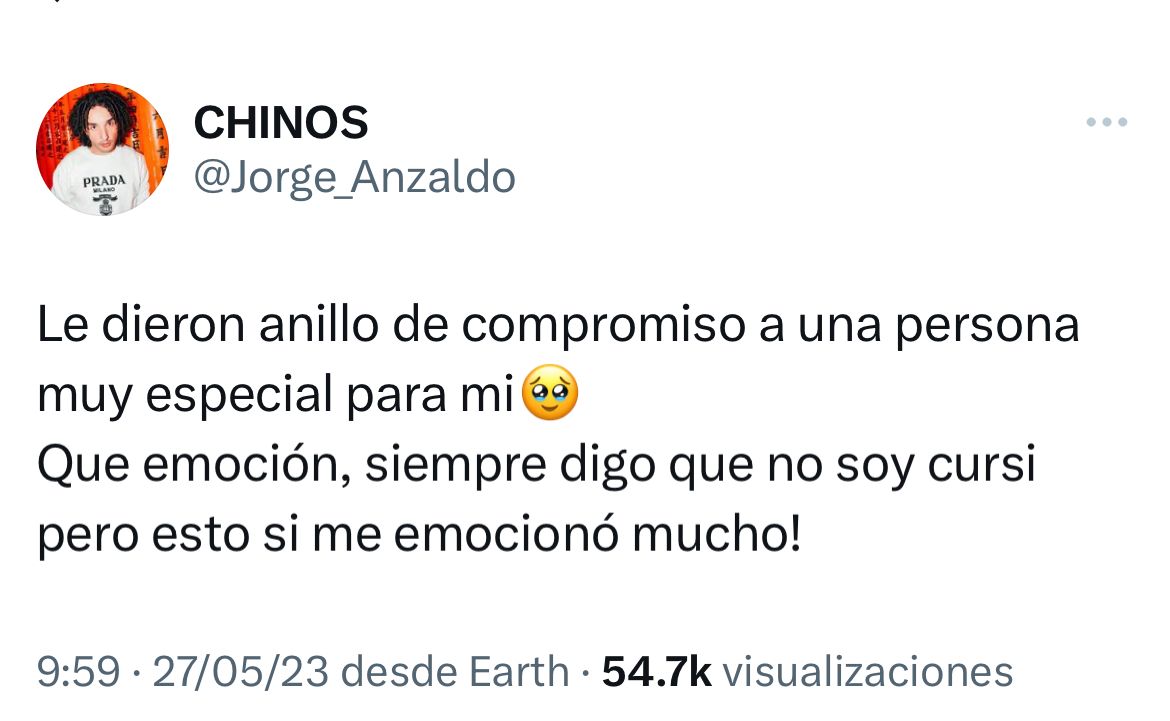 El mensaje del amigo íntimo de Danna Paola provocó el fuerte rumor
(Foto: Twitter)