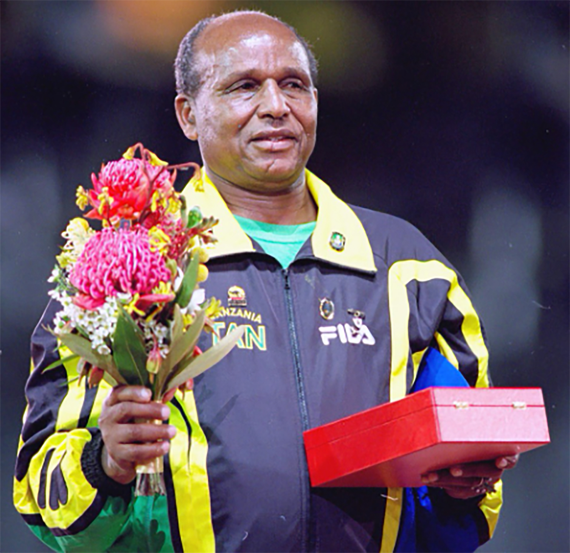 Joseph Stephen Akhwari was invited and received recognition at the 2000 Sydney Olympic Games