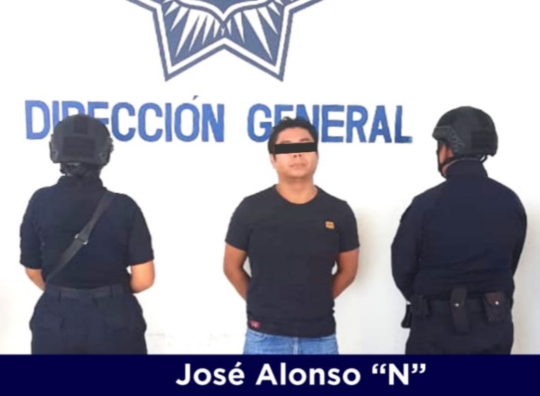 Alonso "N" fue detenido en 2019 mientras circulaba por las calles de Culiacán (Foto: cortesía)