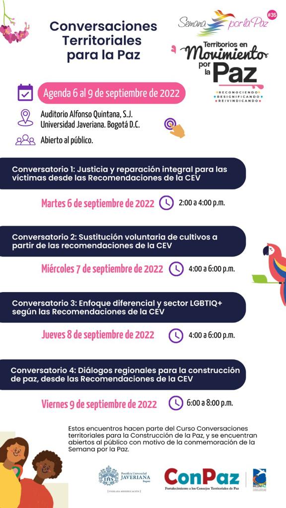 Comenzó La Semana Por La Paz En Colombia Hay Programación En Todo El Territorio Nacional Infobae 3193