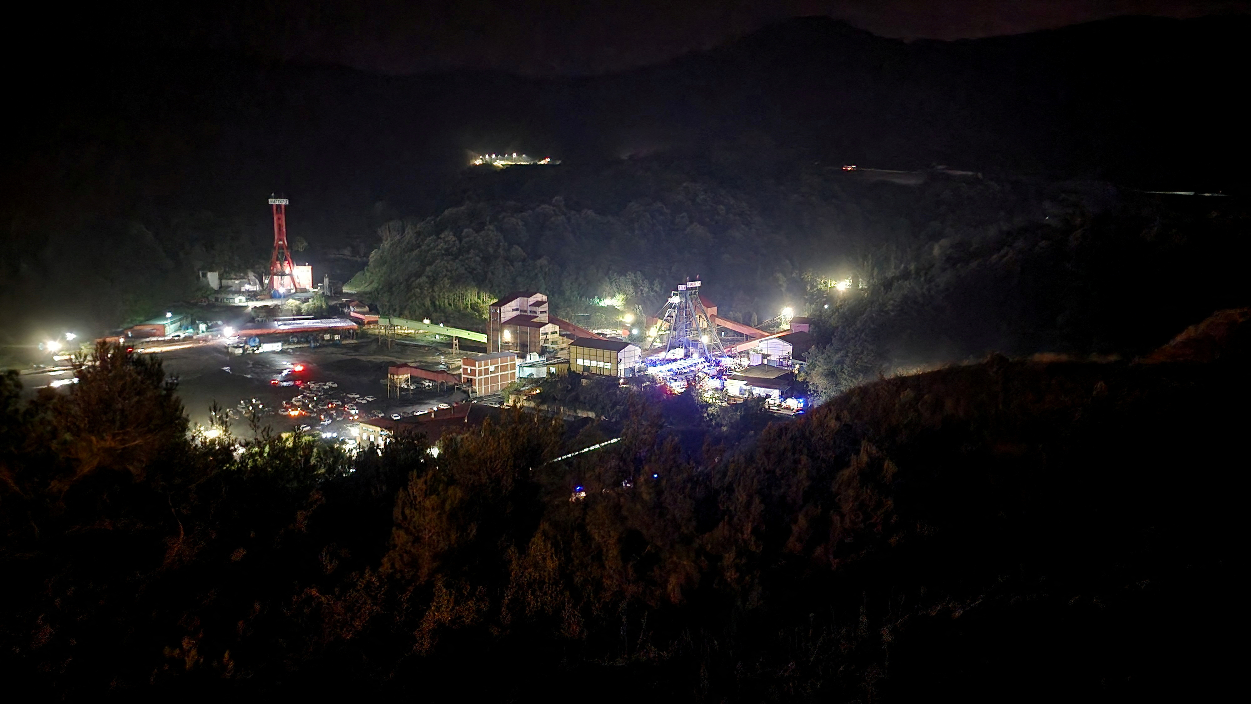 Una vista aérea de la mina (Reuters)
