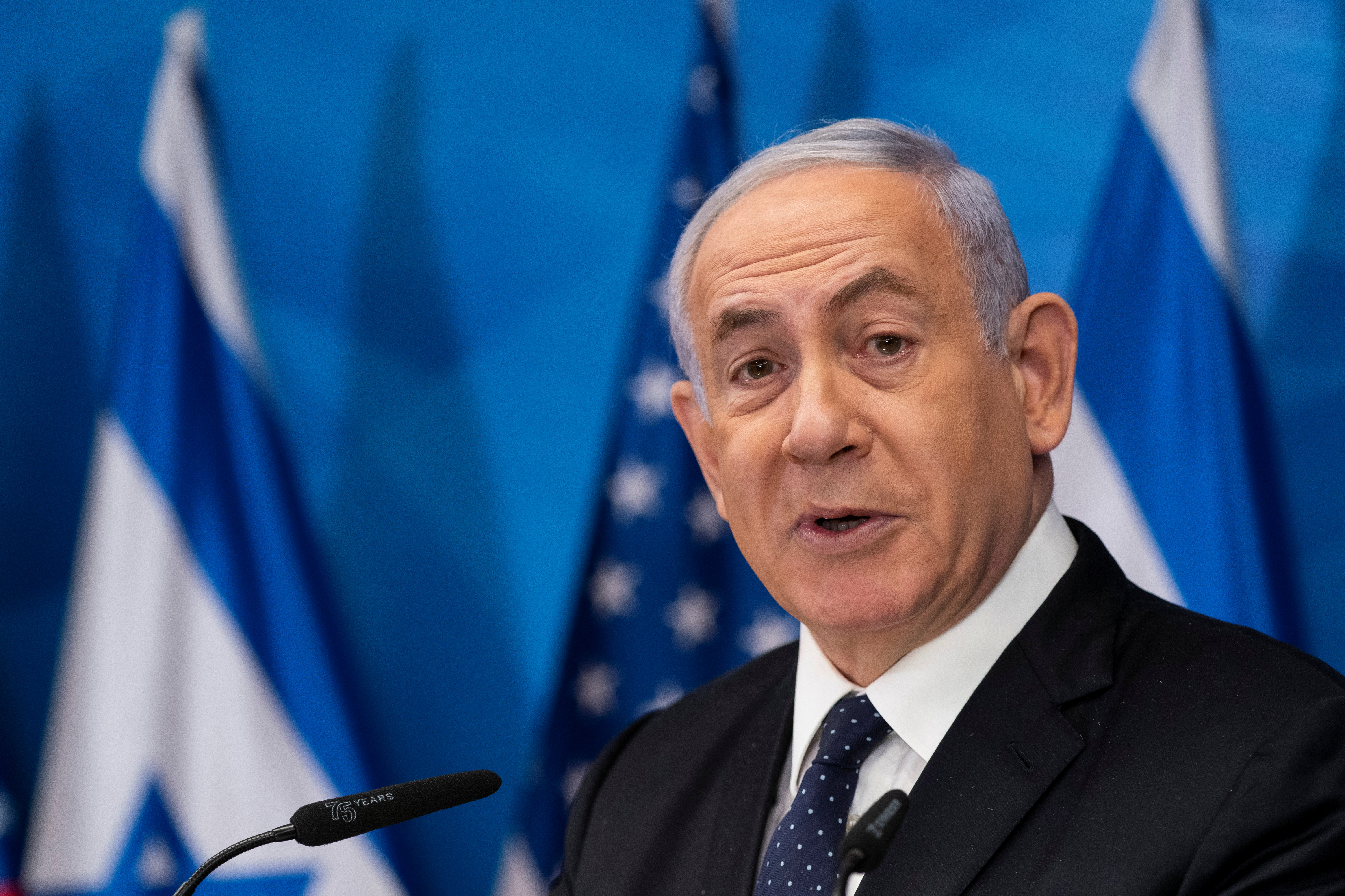 El primer ministro israelí, Benjamín Netanyahu, calificó de “vergonzosa” la decisión (Alex Brandon via REUTERS)