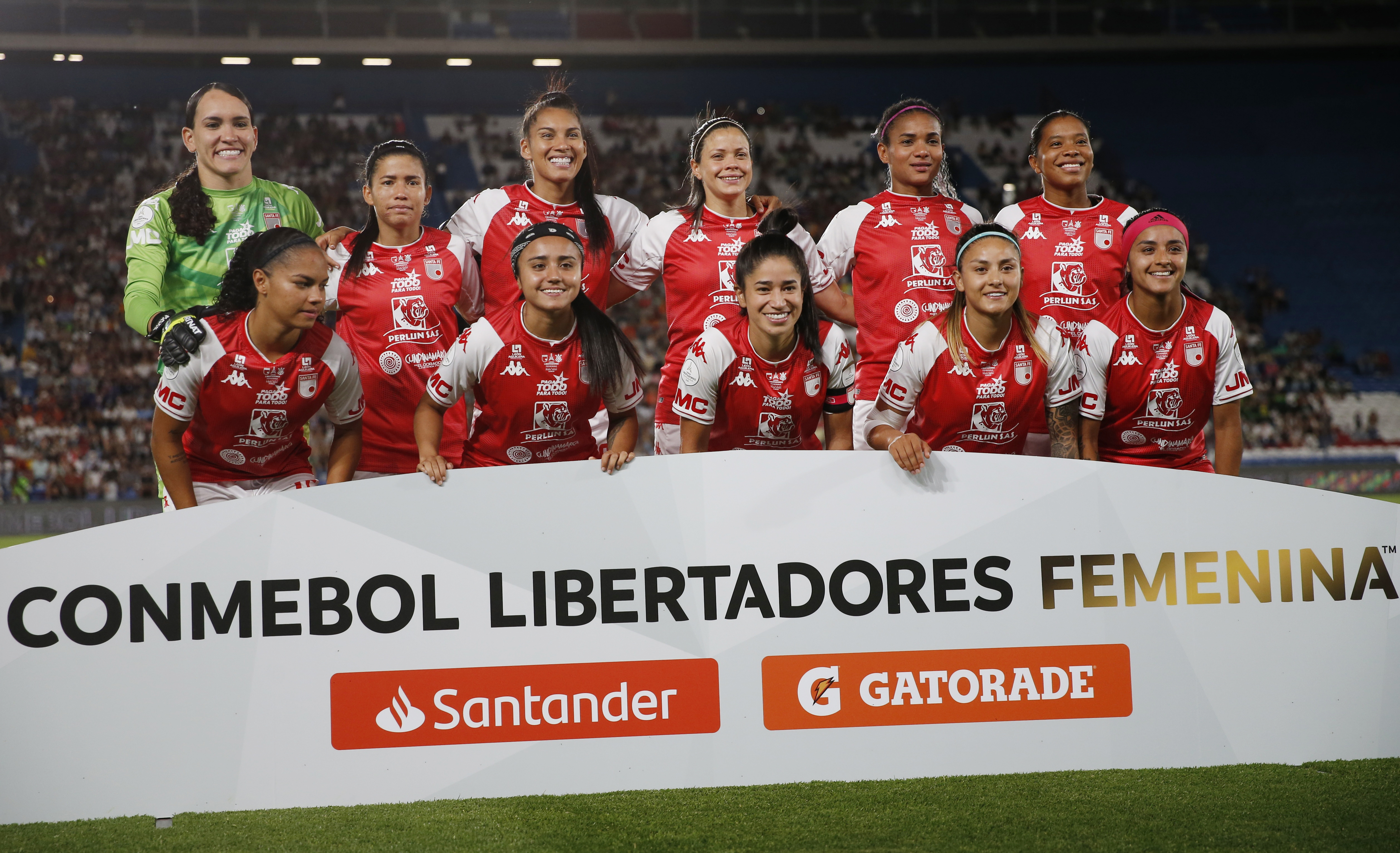 Independiente Santa Fe, en la final de la Copa Conmebol Libertadores 2021. REUTERS/Mariana Greif