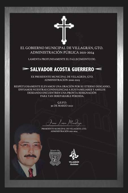 El ex alcalde de Villagrán , Guanajuato, fue asesinado la madrugada de este miércoles