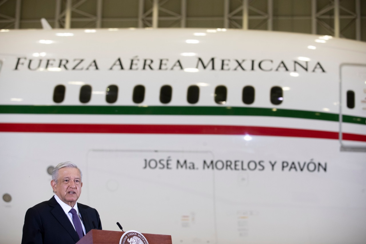 Avión presidencial será parte de la nueva aerolínea ‘Mexicana’ que estaría a cargo de la Sedena.(Foto: Cortesía Presidencia)