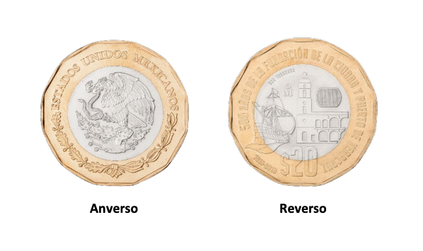 Moneda de la gesta heroica de Veracruz se puede ofrecer hasta en 40 pesos. Foto: Infobae