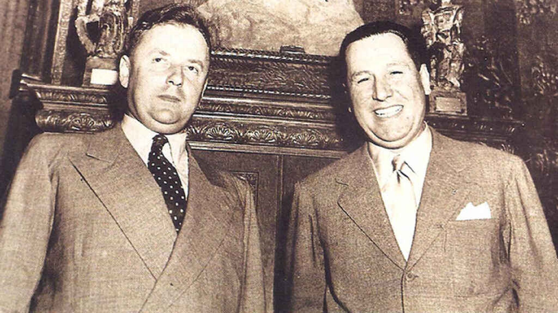 Juan Perón y Ronald Richter