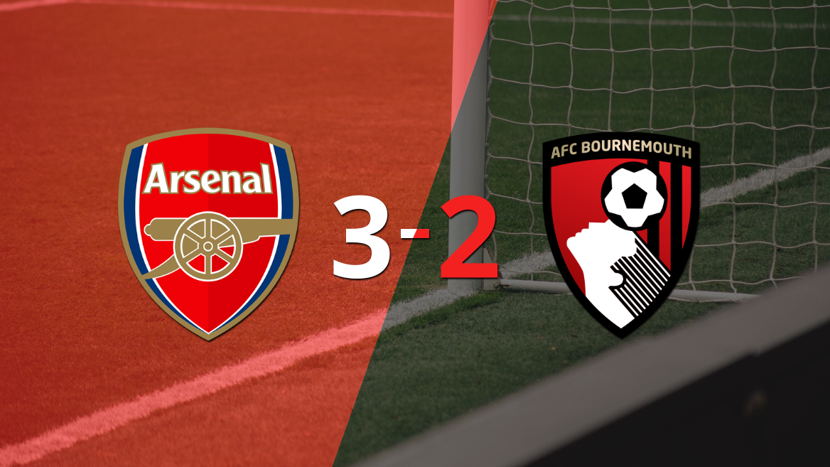Arsenal superó 3-2 a Bournemouth en un partidazo