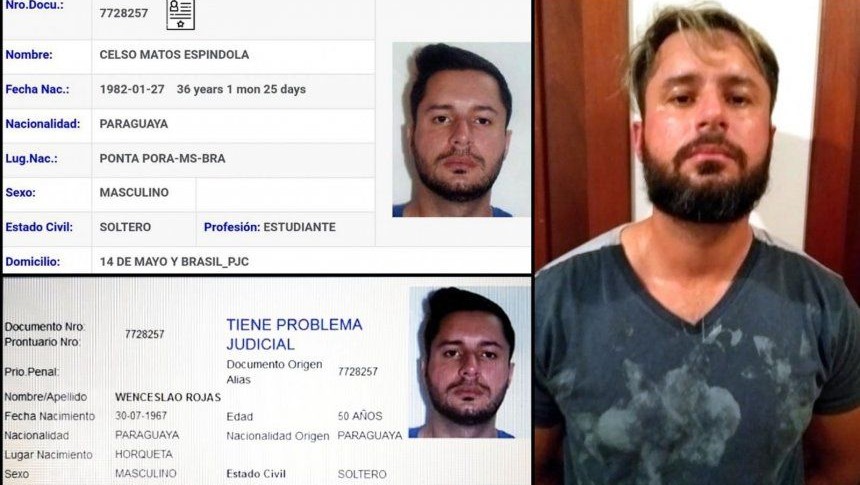Sergio de Arruda Quintiliano Neto, alias "Minotauro", tenía dos cédulas de identidad falsas