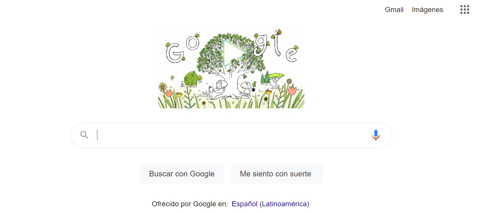 El doodle por el Día de la Tierra