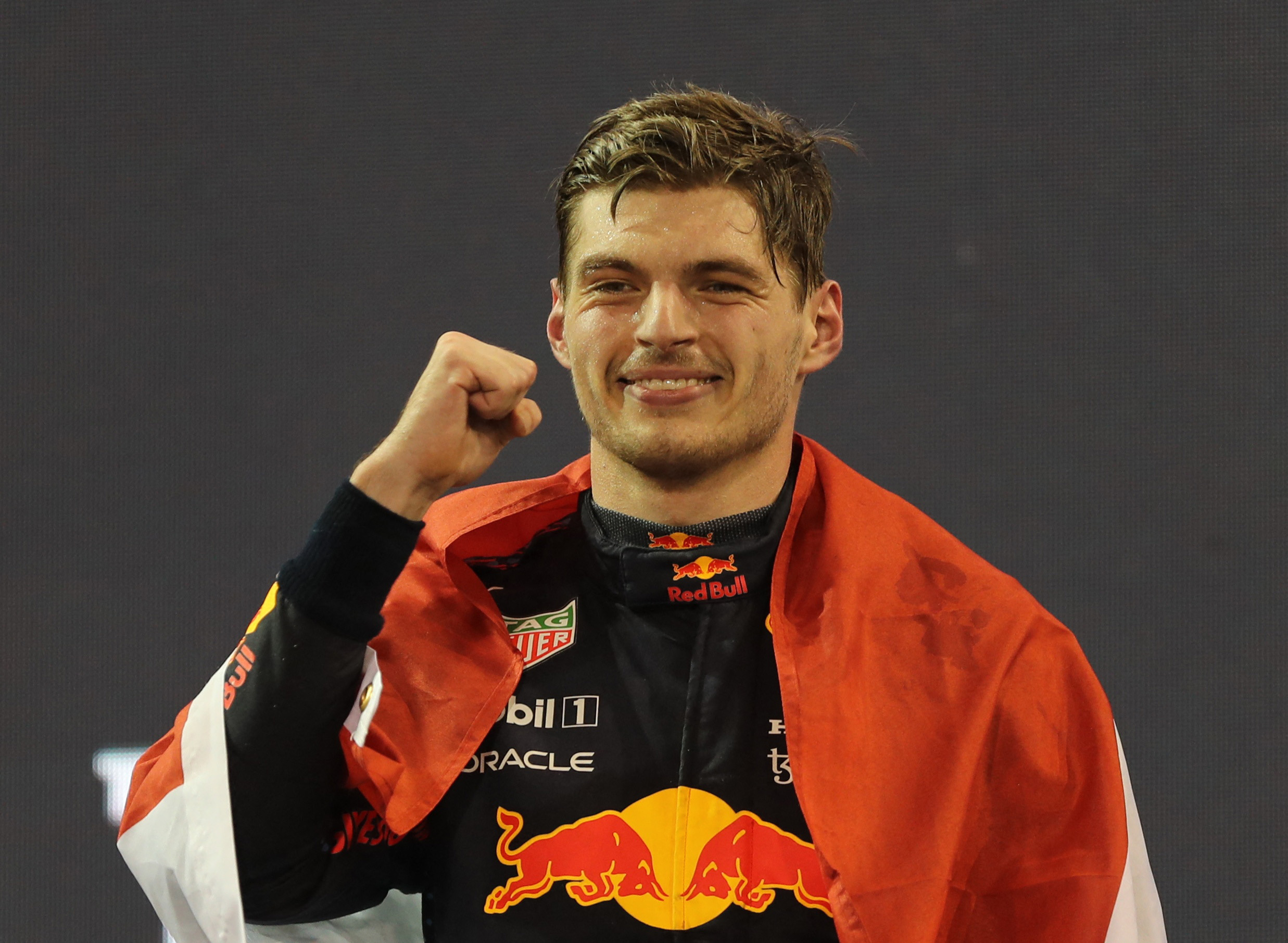 Max Verstappen encabezó el podio en Abu Dhabi 