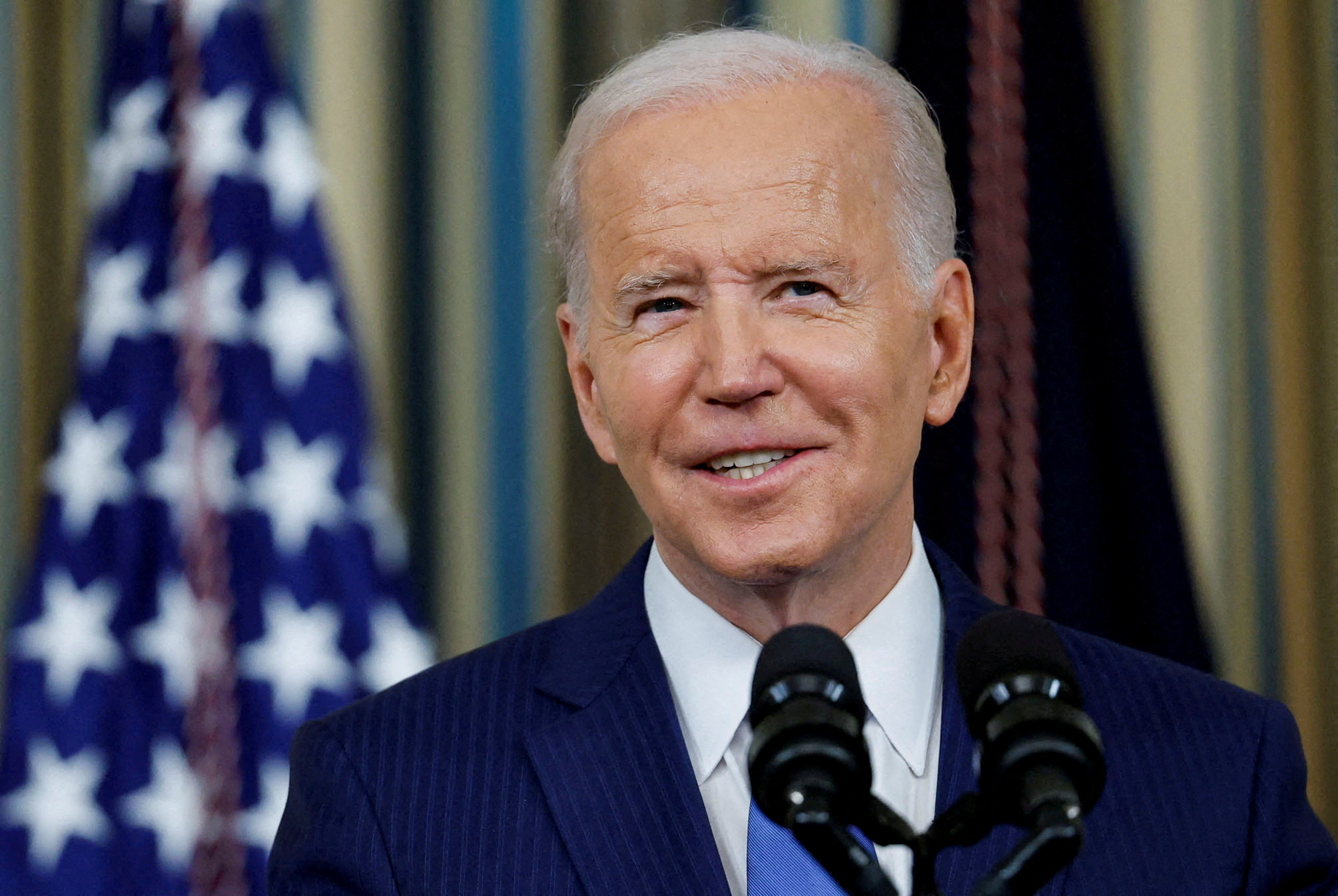 El Partido Demócrata del presidente Joe Biden ya se aseguró el control del Senado (REUTERS/Tom Brenner)