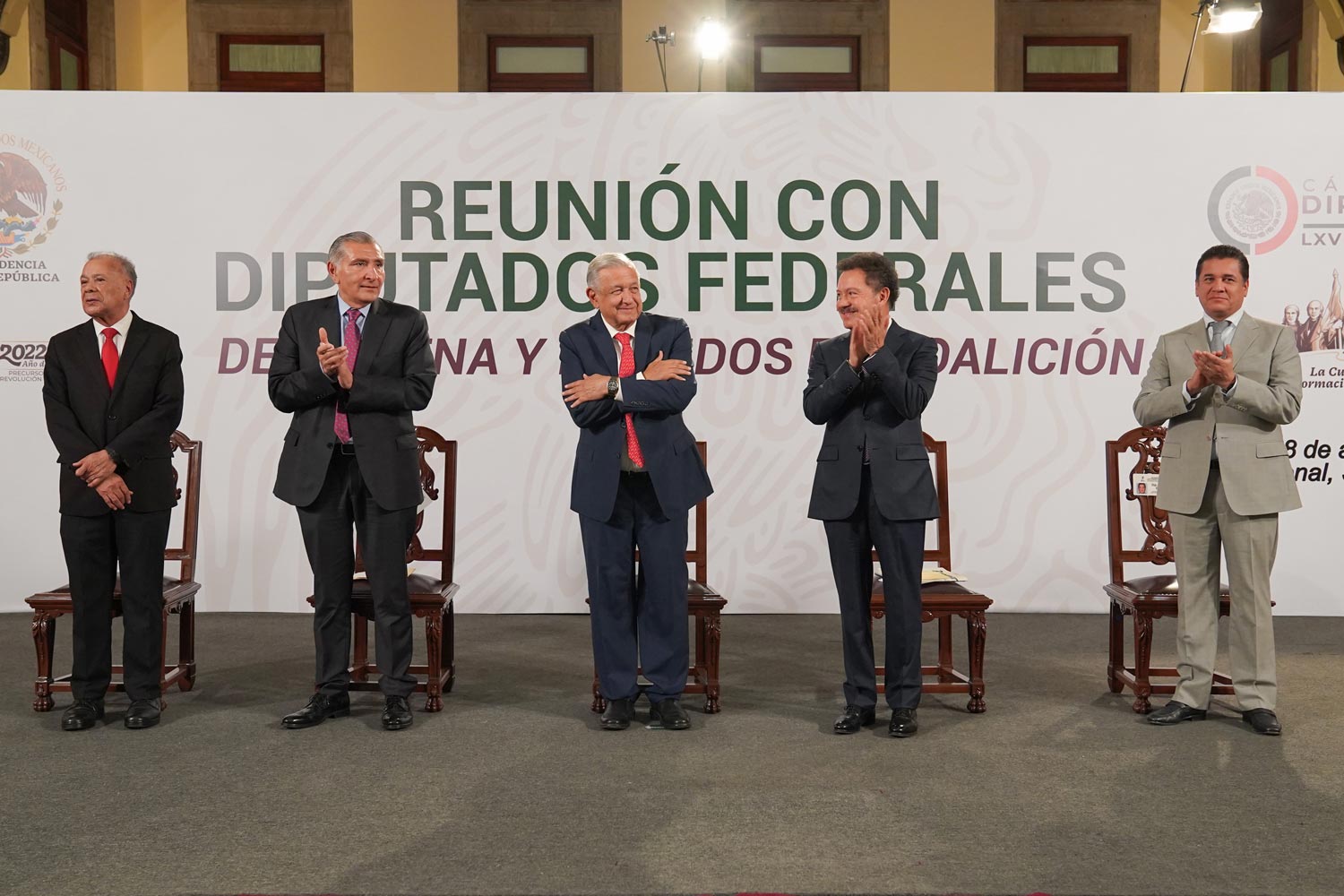 Presidente, presidente”: diputados de Morena 'destaparon' a Adán Augusto  rumbo a elección de 2024 - Infobae