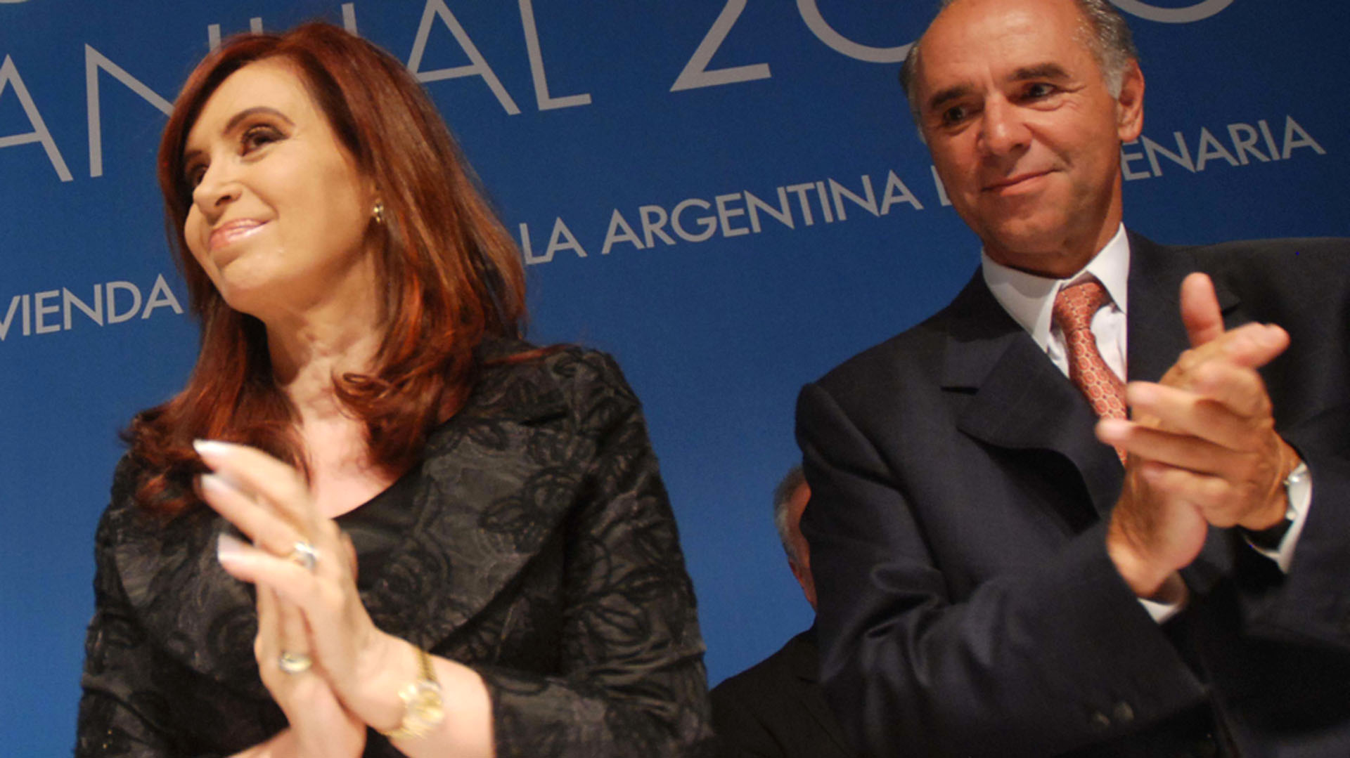 Cristina Kirchner y Juan Chediack (Télam)