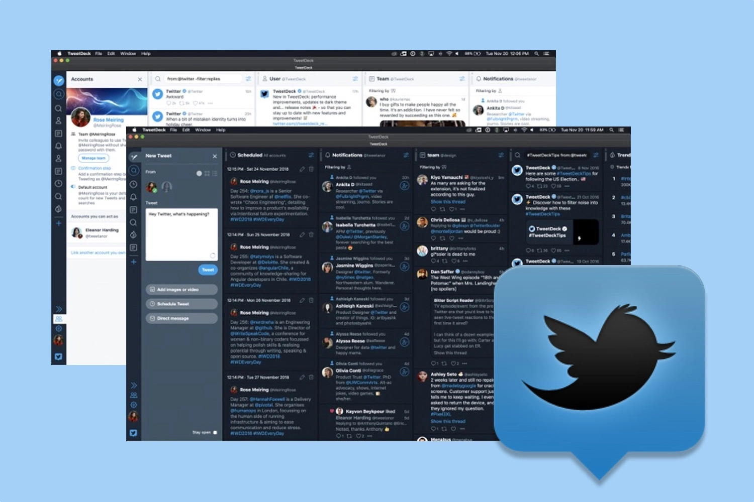 TweetDeck ya no estará disponible en los Mac. (foto: Blog Think)