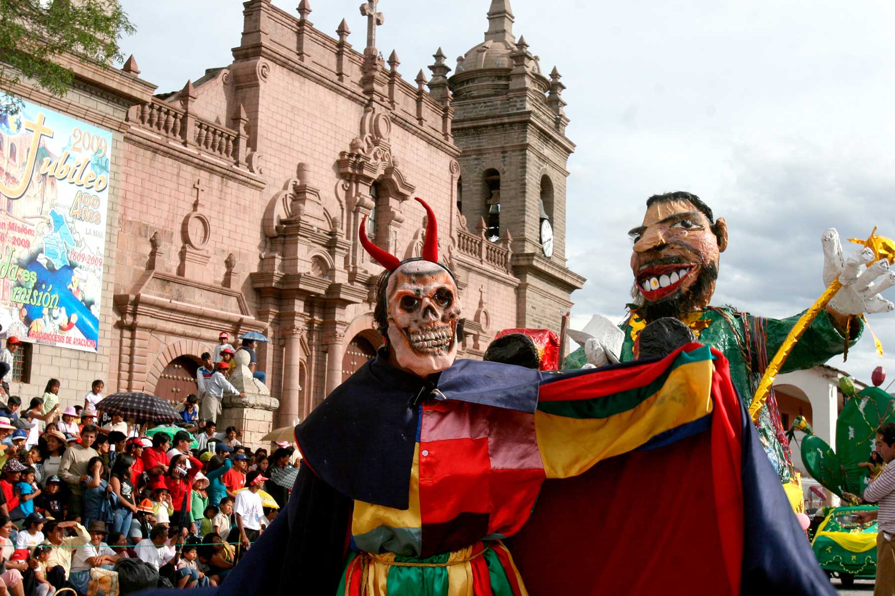 The Ayacuchano Carnival, one of the most popular in Peru and the region.  (Andean)