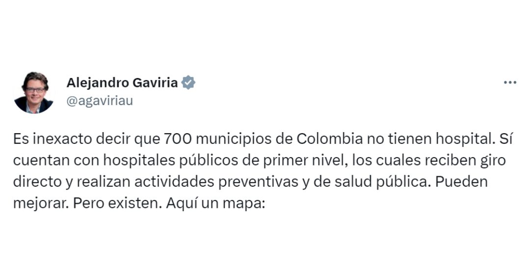 El exministro Alejandro Gaviria le envió una contundente respuesta al ministro de Salud, Guillermo Alfonso Jaramillo. Crédito: @agaviriau / Twitter