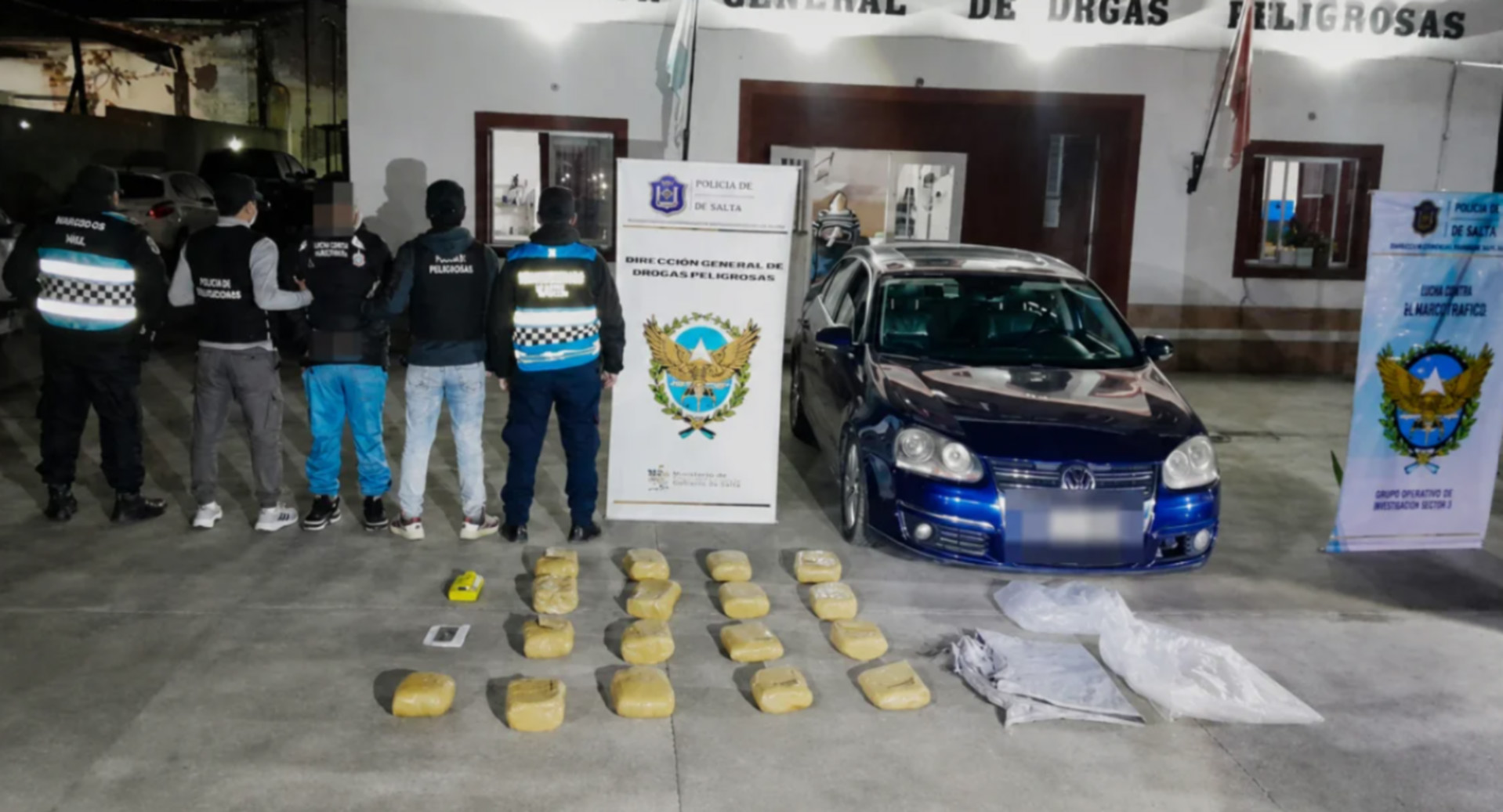 Secuestraron m&aacute;s de 205 kilos de droga tras un operativo en Salta y hay dos personas detenidas