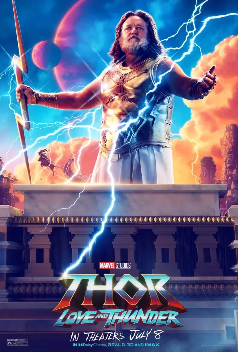 Posters individuales de "Thor: Love and Thunder"