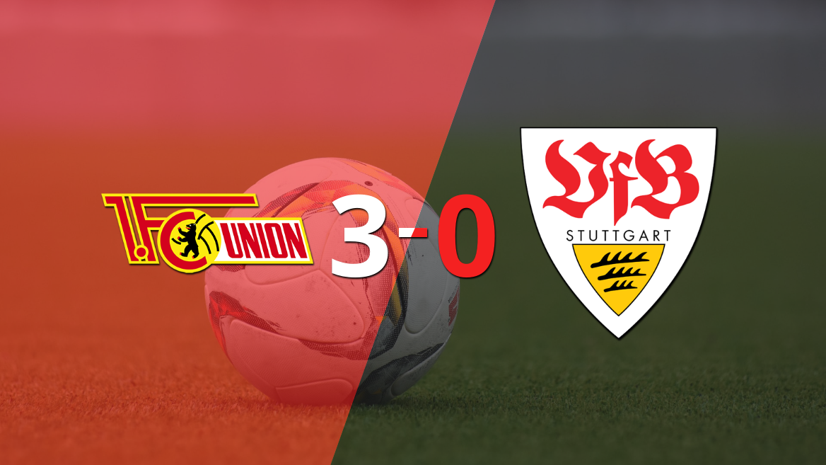 Unión Berlín sentenció con goleada 3-0 a Stuttgart
