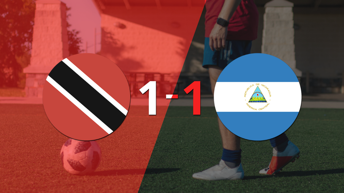 Trinidad y Nicaragua igualaron 1 a 1