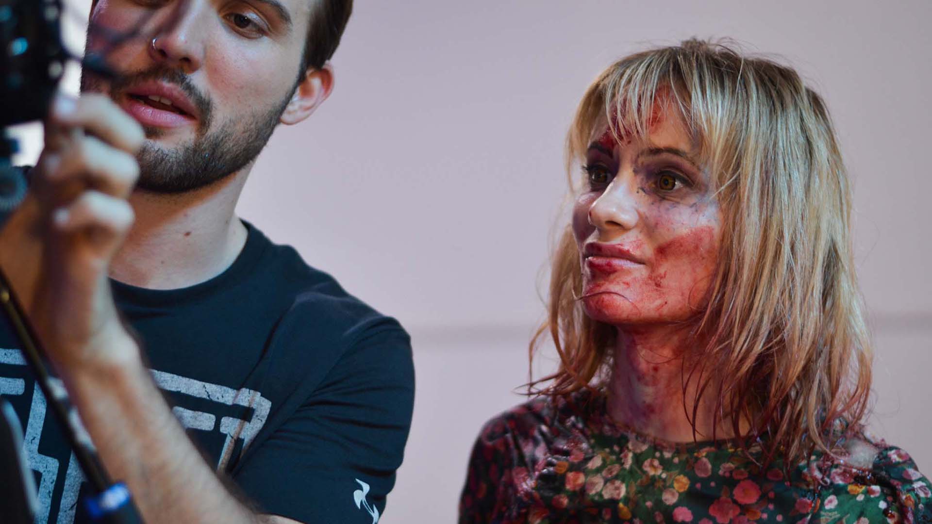 The actress, musician and composer Clara Kovacic, baptized the "scream queen" Argentina for its followers and for the atmosphere of the cinema.  Photo: Press/Telam/CGL