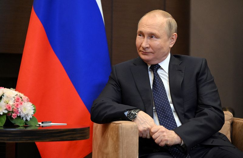 Presiden Rusia Vladimir Putin (Sputnik/Ramil Sitdikov/Kremlin via REUTERS)
