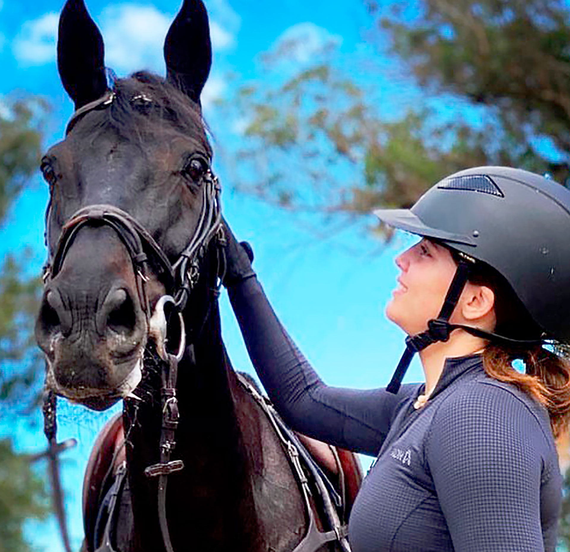 India, la hija de Facundo Arana y María Susini con su caballo (@facundoaranatagle)