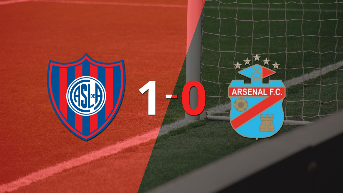 San Lorenzo le ganó 1-0 como local a Arsenal
