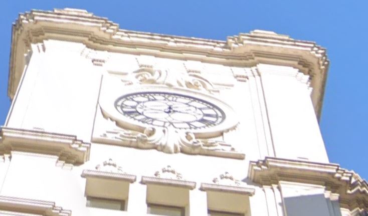Reloj del ex edificio Escasany