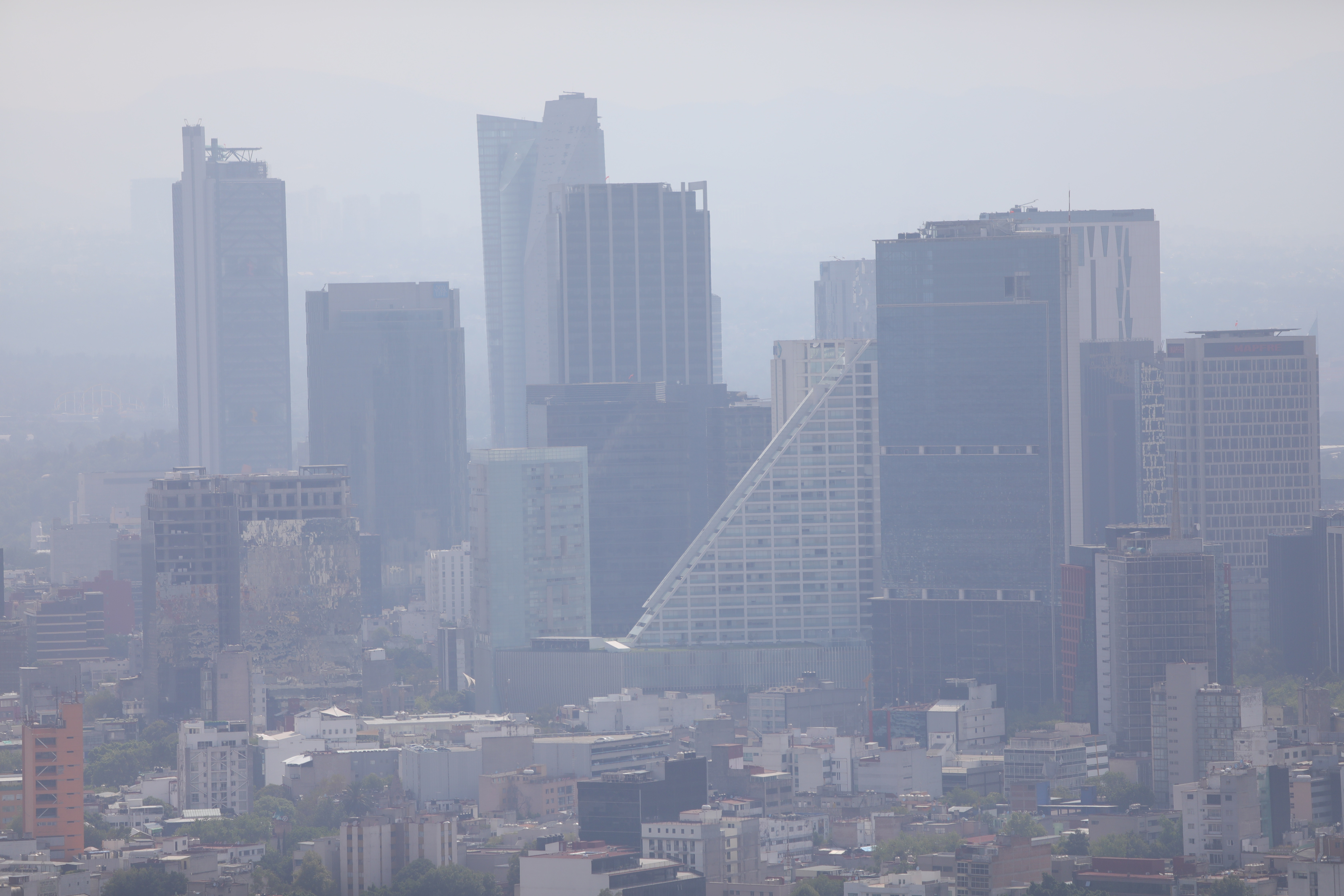 Contaminación en la Ciudad de México. (Foto: EFE).