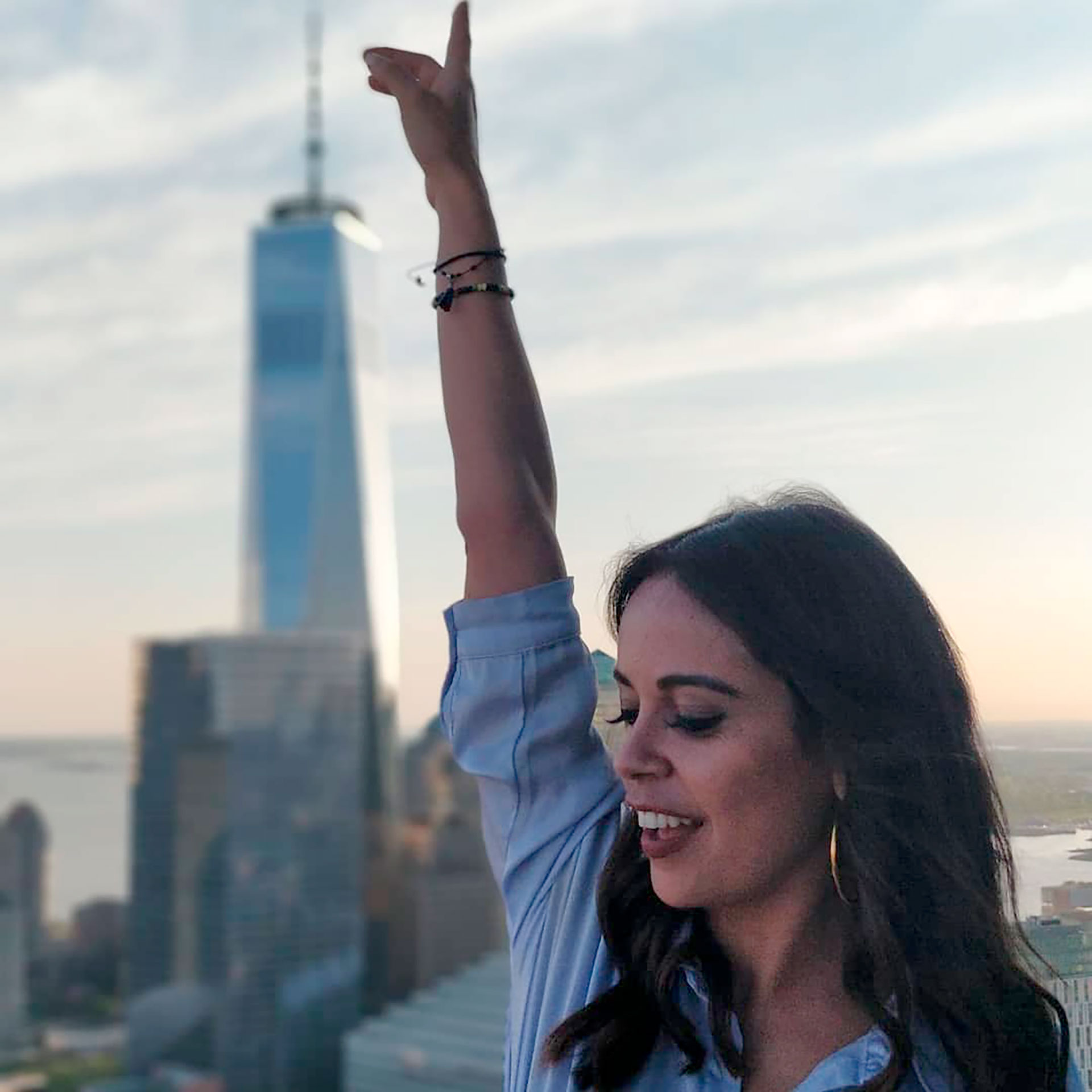 Por su trabajo, Mónica Domínguez estuvo en Nueva York