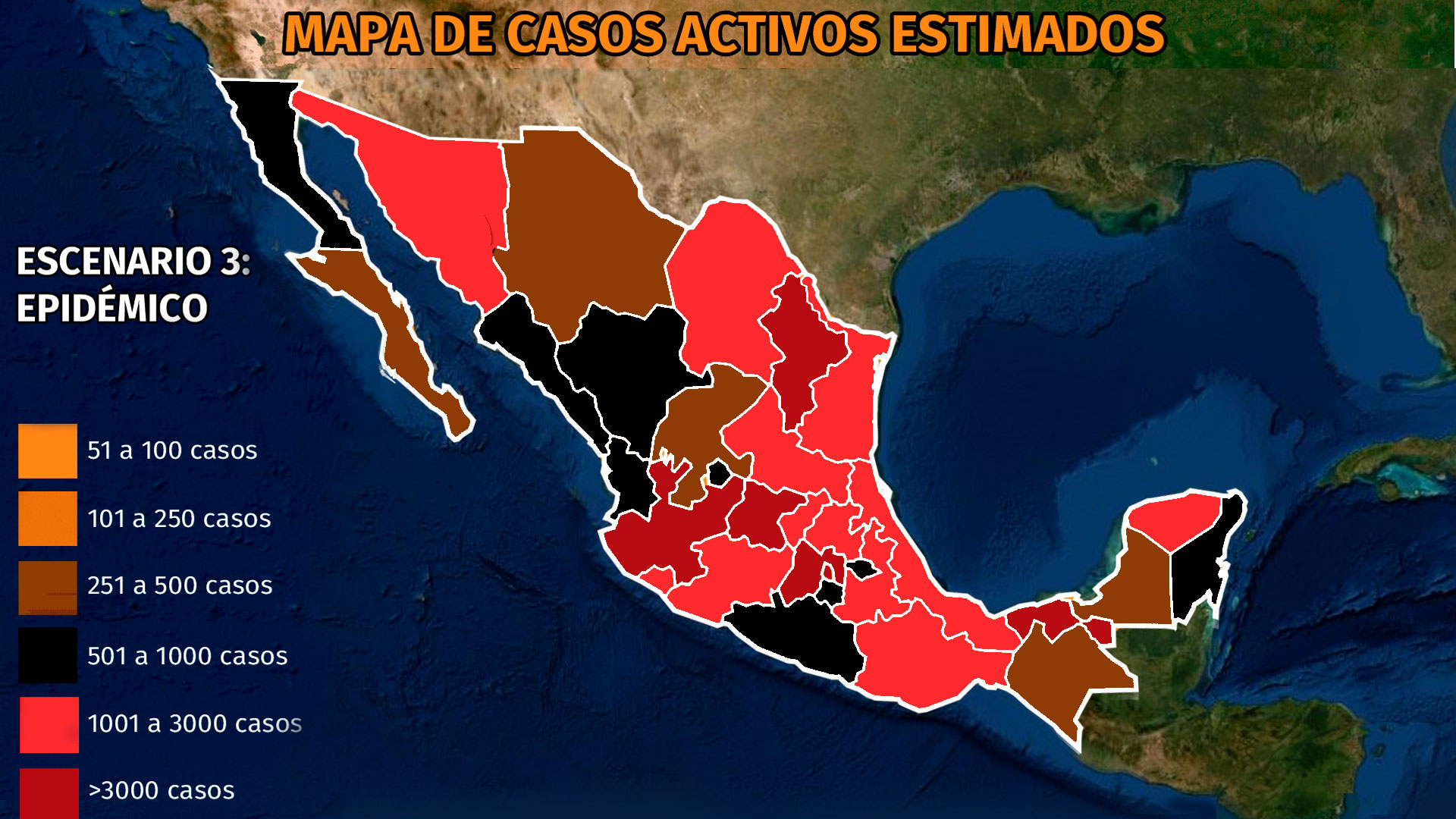 Mapa del coronavirus en México al 26 de septiembre: con casi 600 muertes en un día, el país rebasó las 275,000 acumuladas