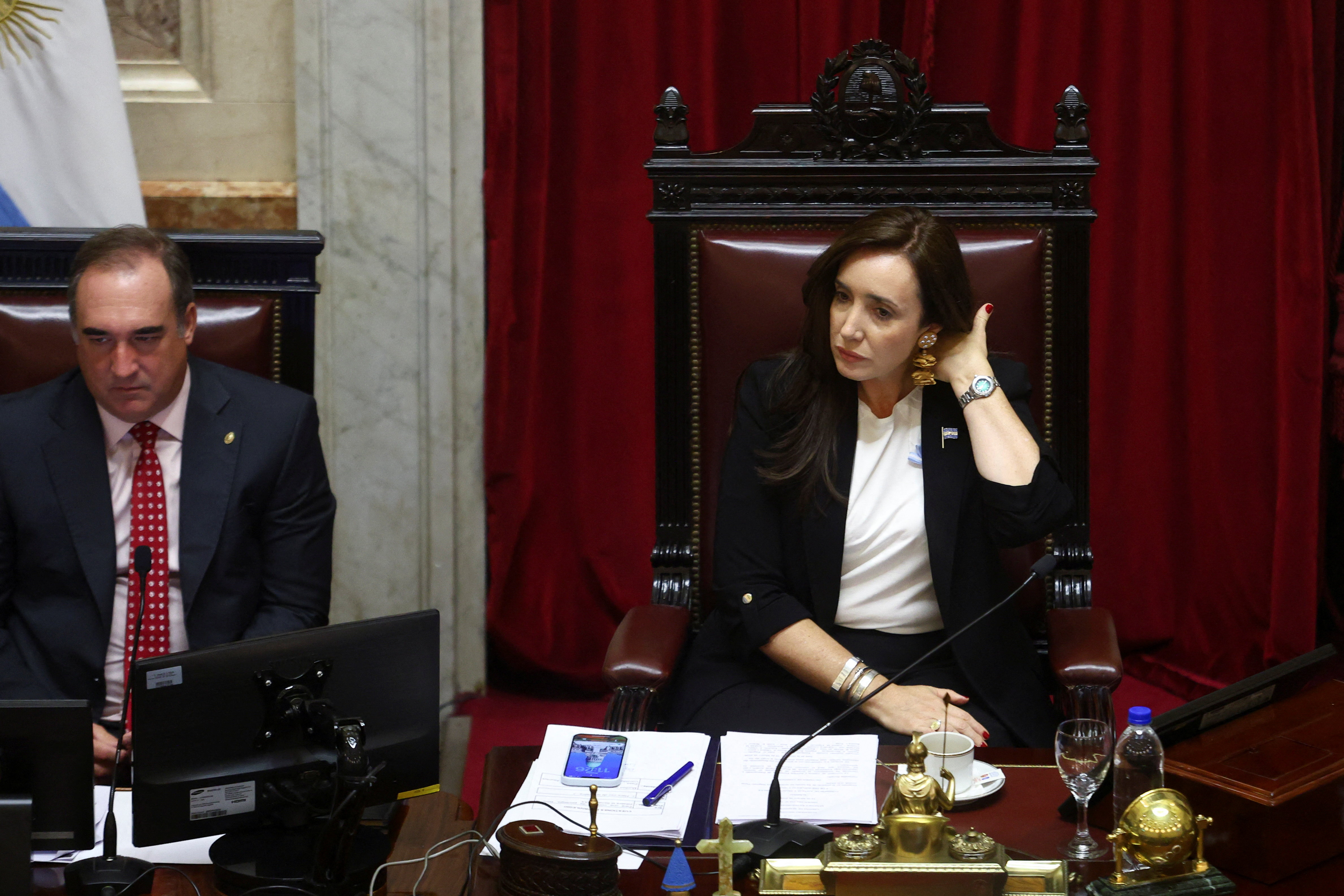 Victoria Villarruel volvi&oacute; a diferenciarse del Gobierno y cuestion&oacute; la  compra de un avi&oacute;n 