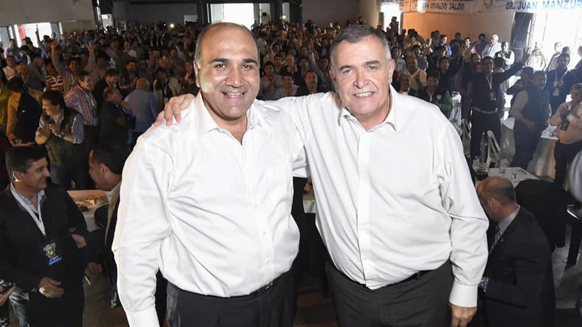 Juan Manzur y Osvaldo Jaldo, actual gobernador de Tucumán (https://www.osvaldojaldo.com.ar/)