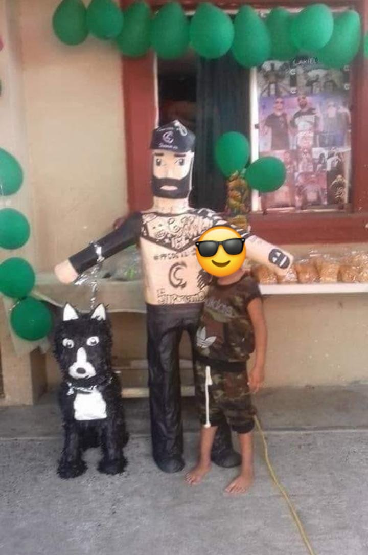 Otros niños ya habían celebrado así su fiesta (Foto: Facebook/brxnrams/)