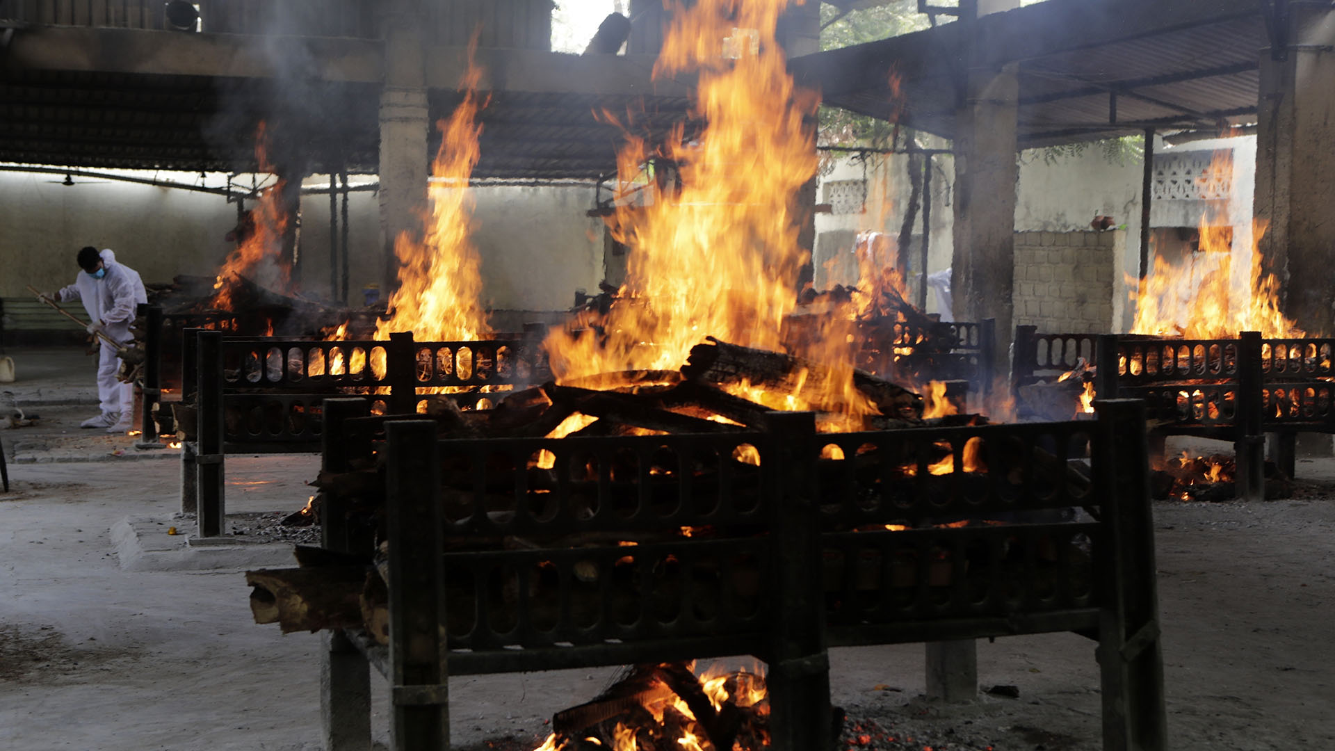 18 muertos en un incendio en un hospital para casos de covid en la India