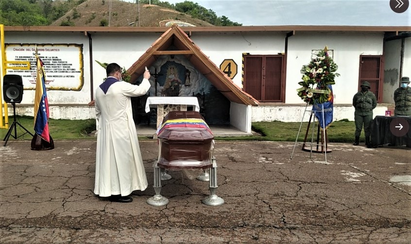 El velatorio del S2 Jesús Alexander Vásquez Pérez quien fue asesinado en La Victoria