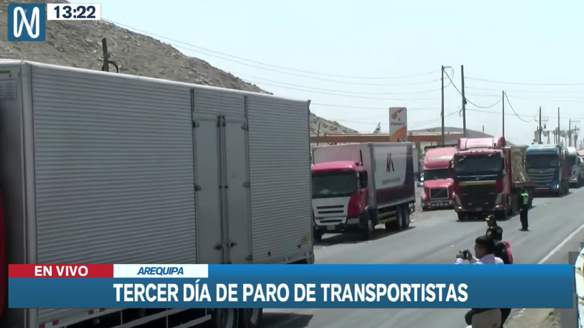 Tregua en Arequipa permite el paso de vehículos (Canal N)