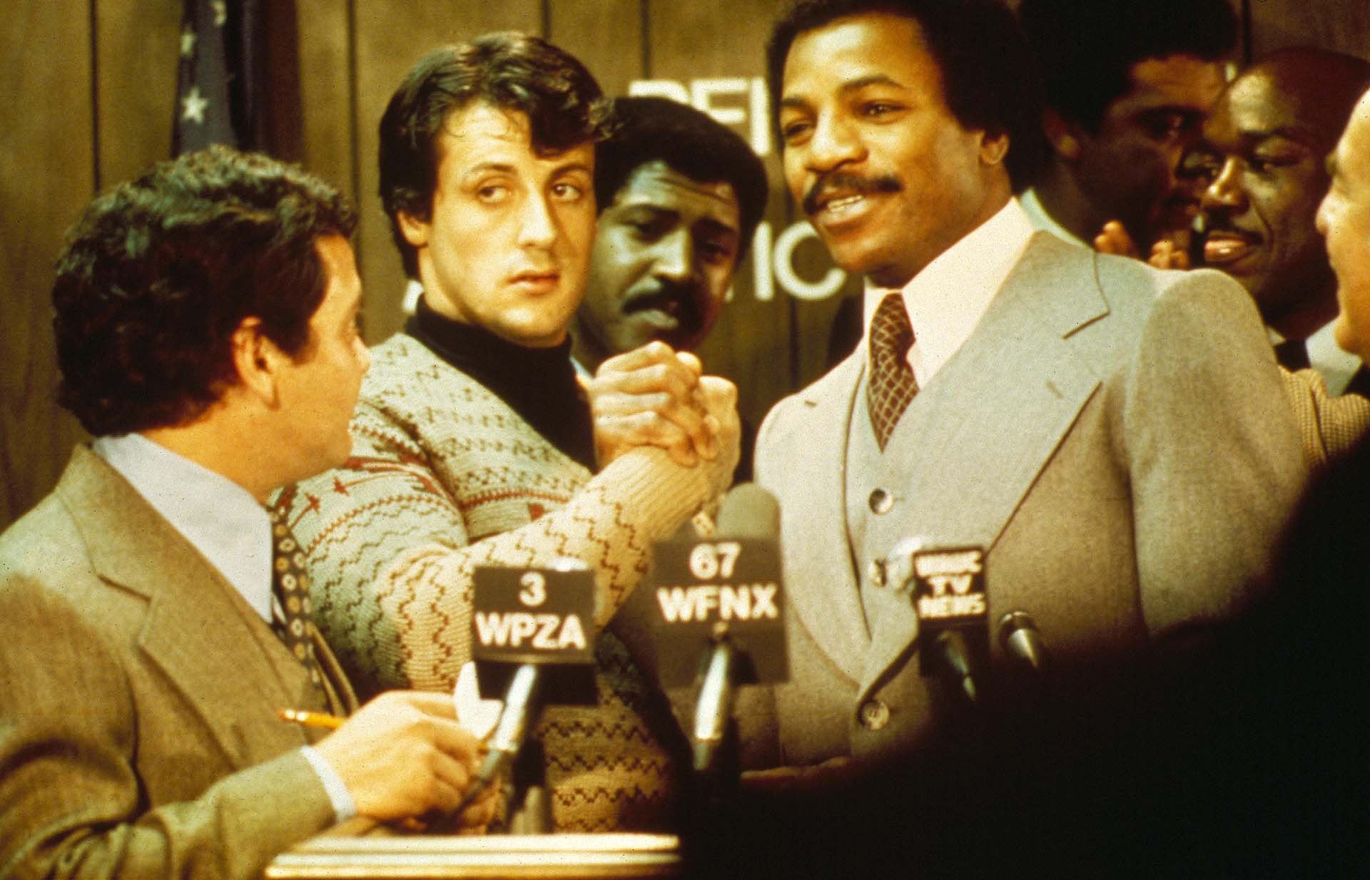 Sylvester Stallone y Carl Weathers (Moviestore/Shutterstock )
