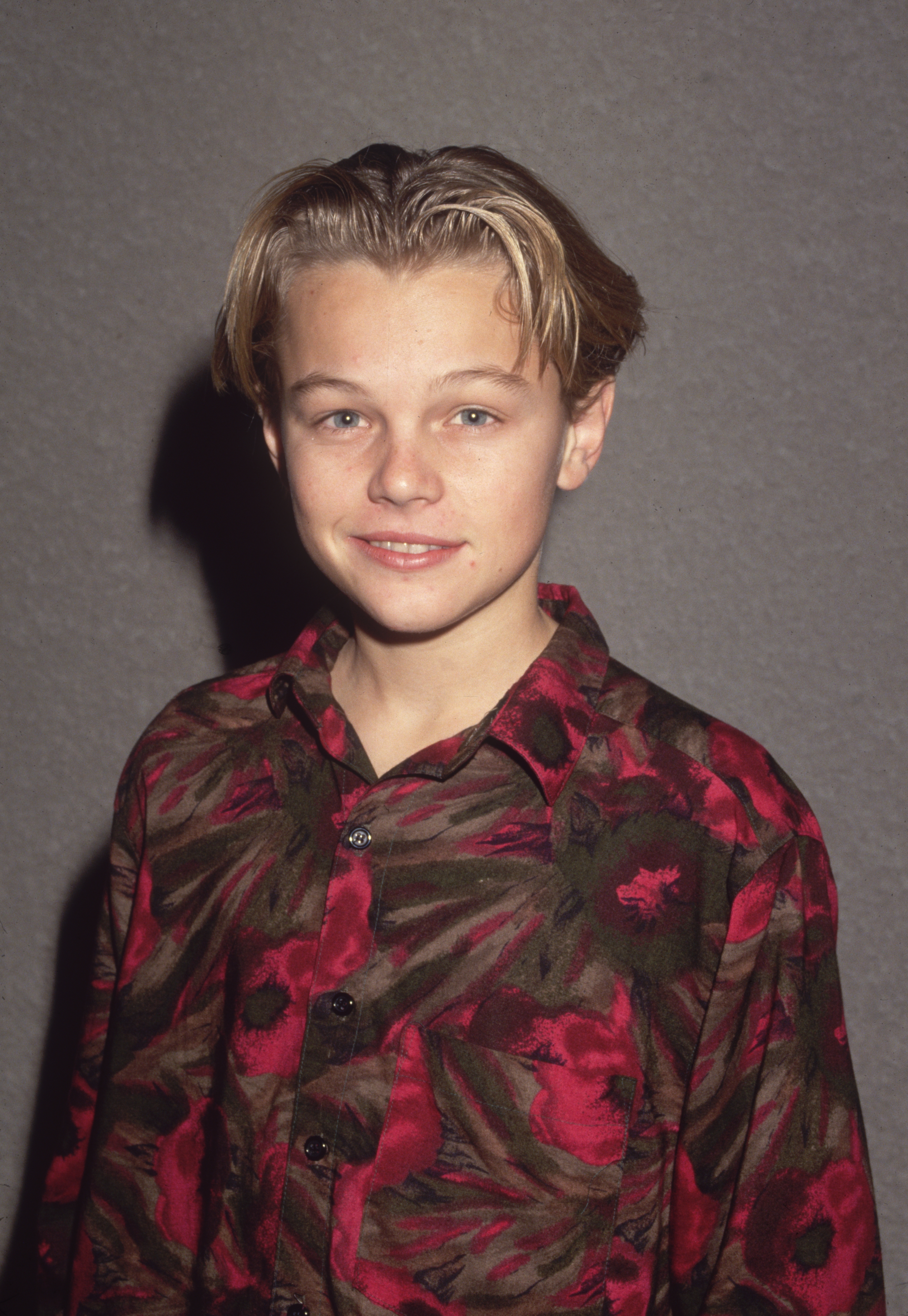 Así se veía Leonardo DiCaprio cuando era niño.  (Foto: Darlene Hammond/Getty Images)