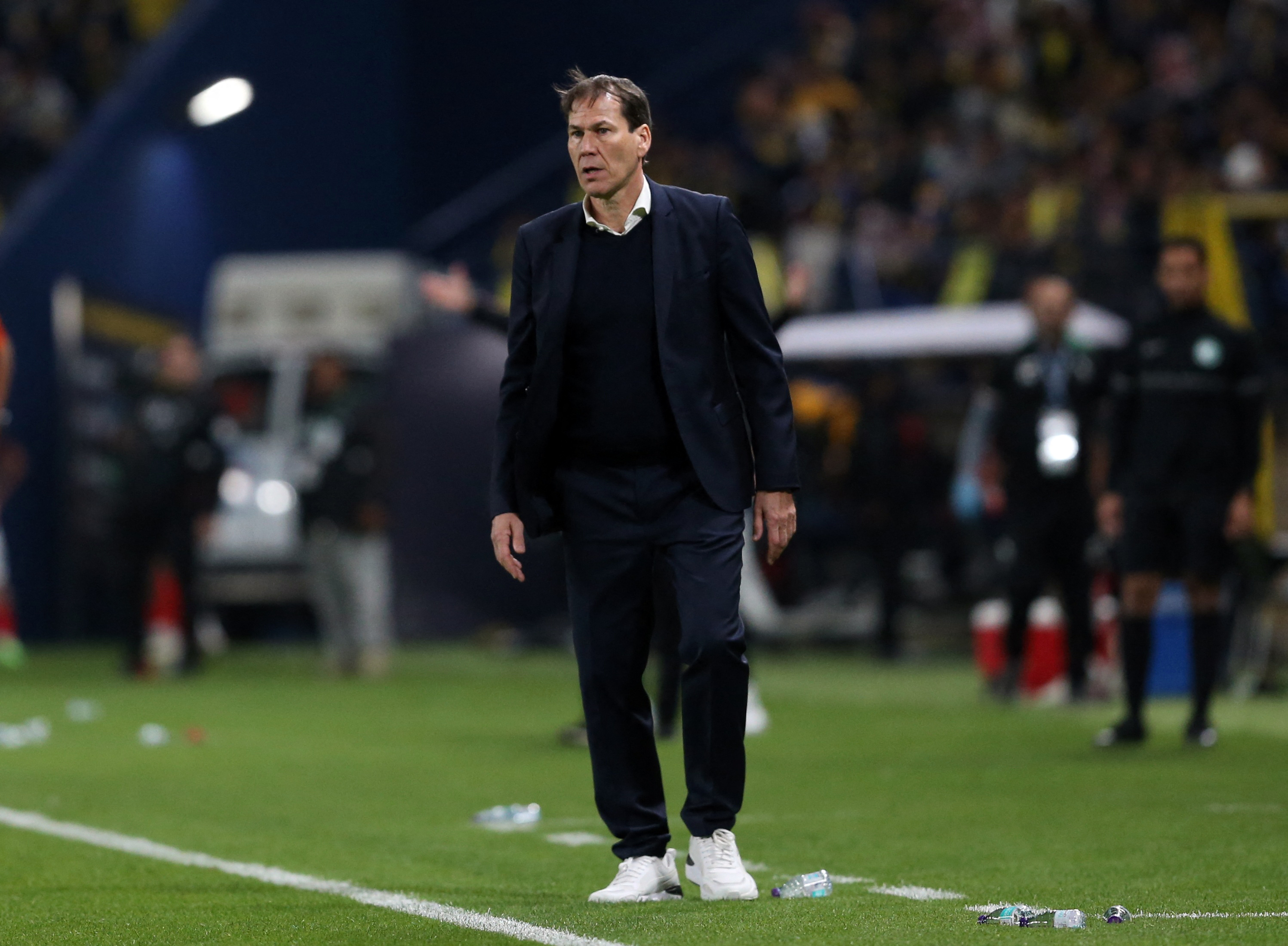 Soccer Football - Saudi Pro League - Al Nassr v Al Ettifaq - Mrsool Park, Riyadh, Saudi Arabia - January 22, 2023 Al Nassr coach Rudi Garcia looks on REUTERS/Ahmed Yosri