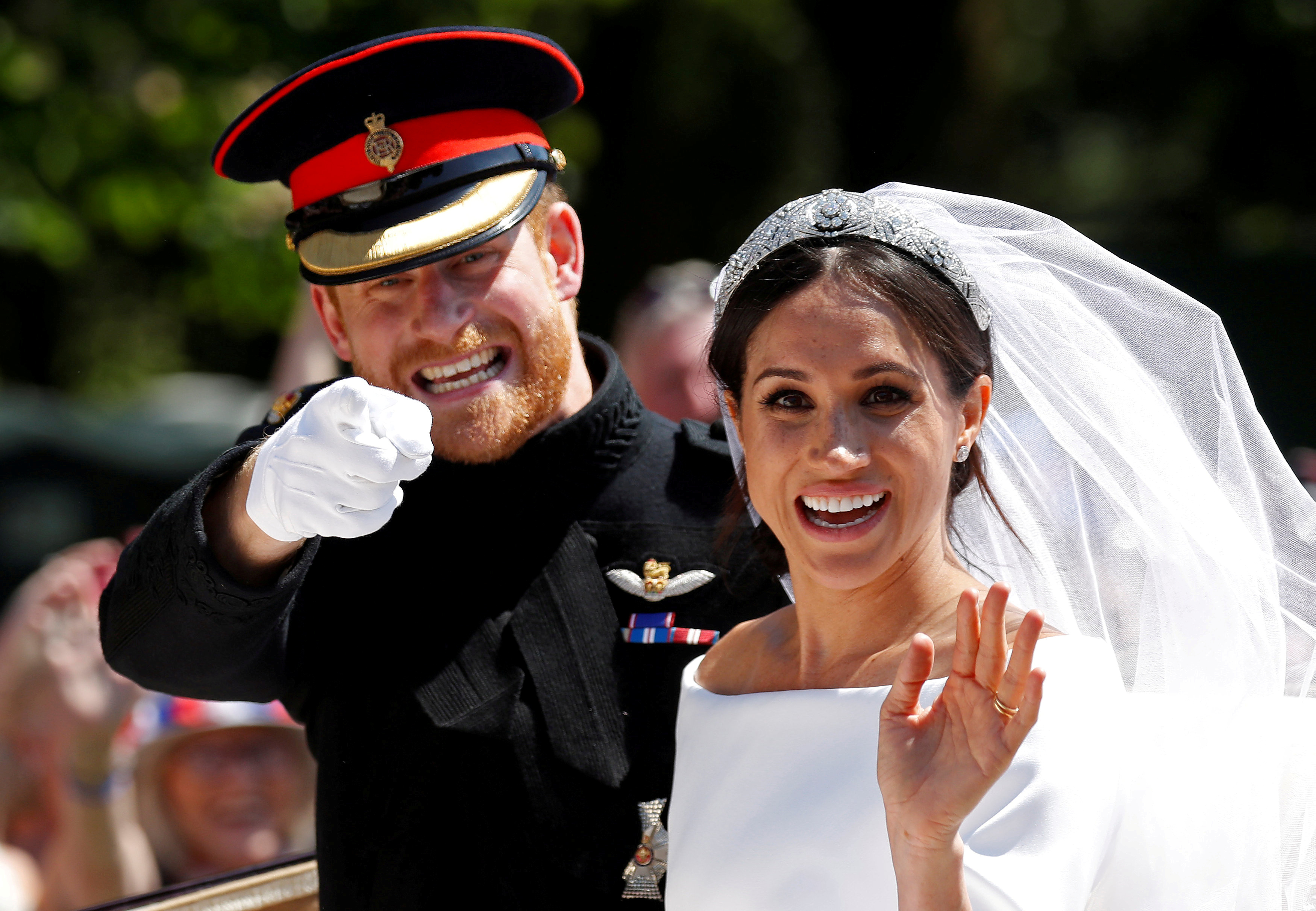 Harry y Meghan se casaron el 19 de mayo de 2018 en una ceremonia que vieron 1.900 millones de personas en el mundo. (REUTERS/Damir Sagolj)