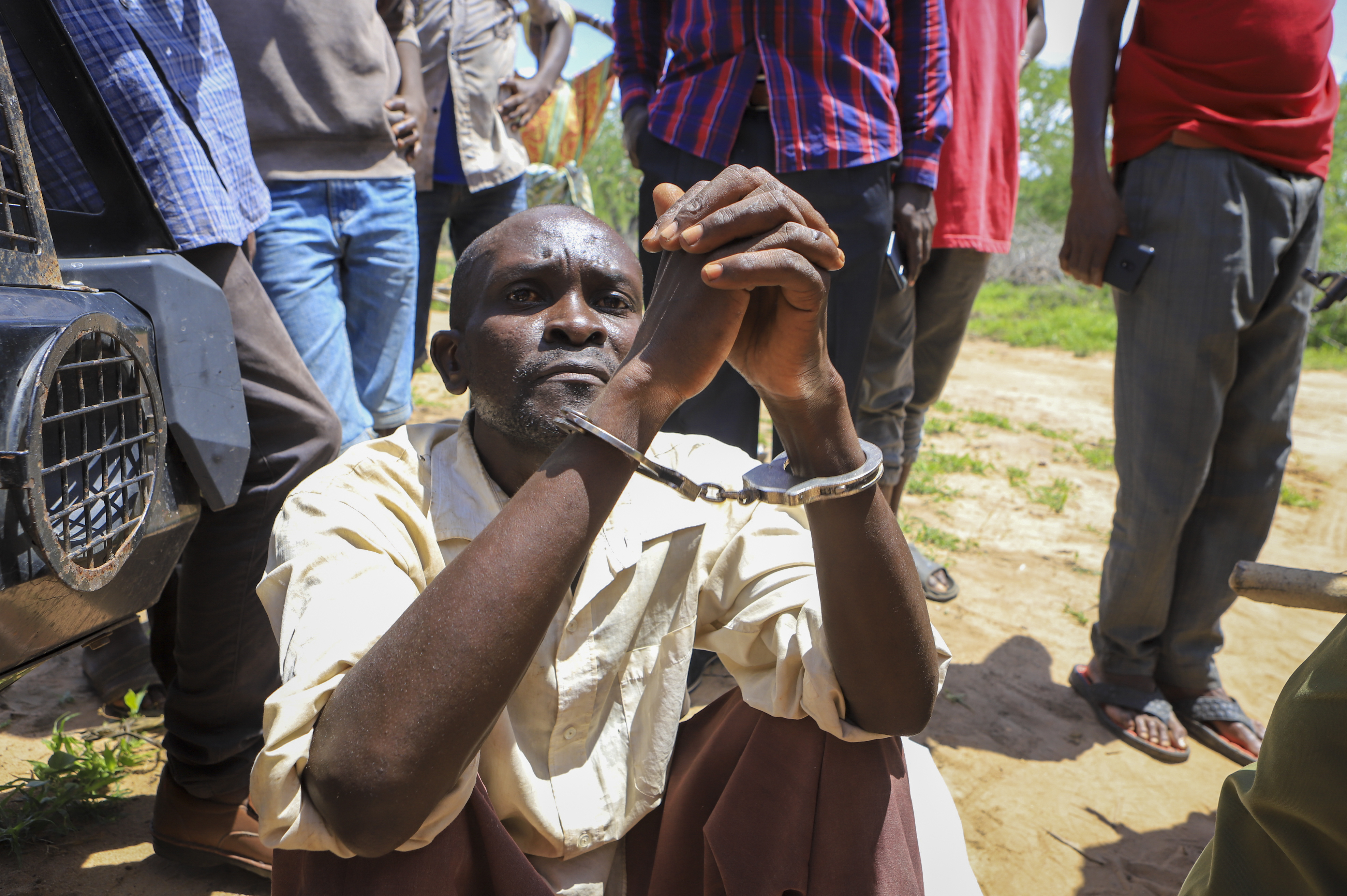 El pastor Paul Mackenzie fue detenido junto a otras 34 personas en el marco de la masacre de Shakahola, en el sur de Kenia (AP)