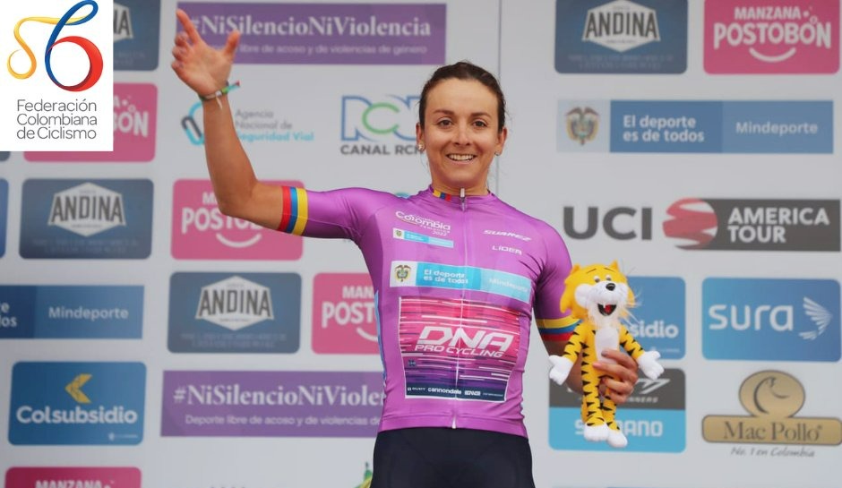 La caldense Diana Peñuela logró triplete en la Vuelta a Colombia Femenina 